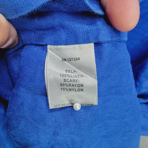 JOHN MARK LINEN RELAXED FIT, SIZE L - Picture 5 of 7